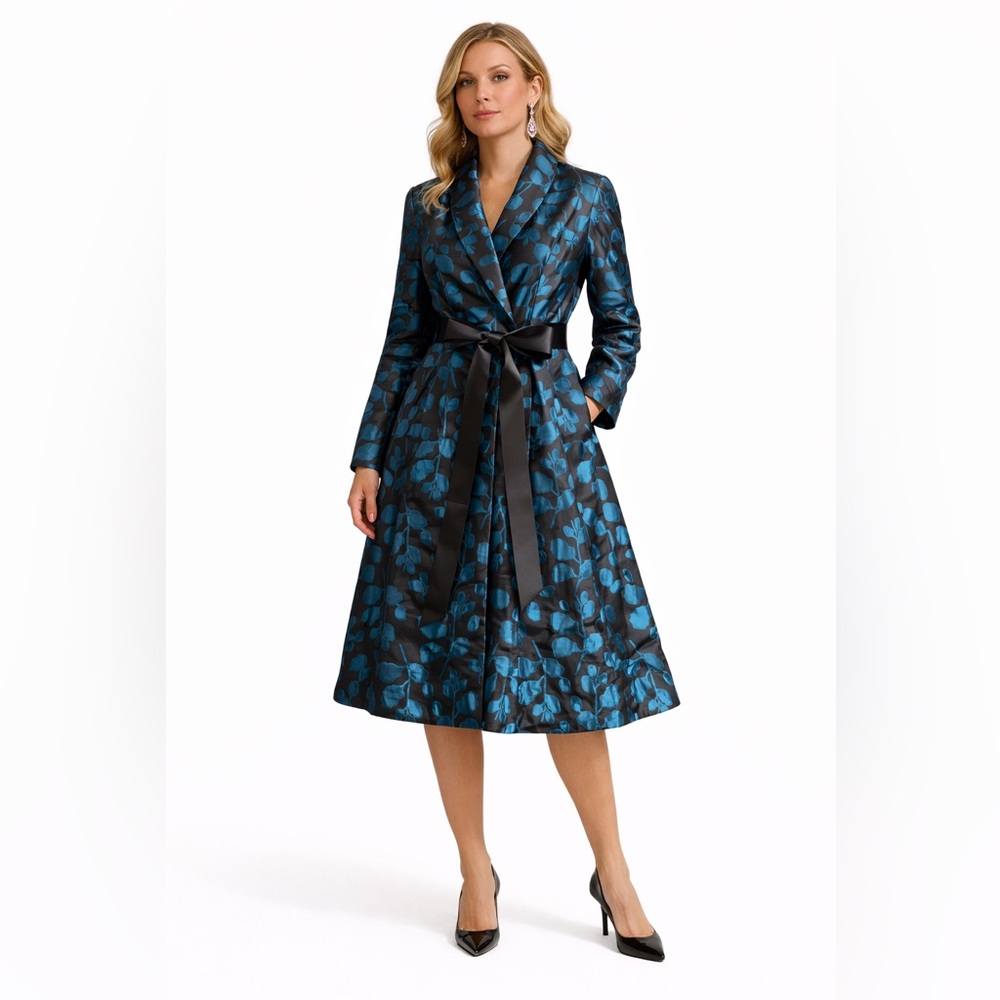 Textured Teal & Black JacketThe Sanah - Picture 3 of 11